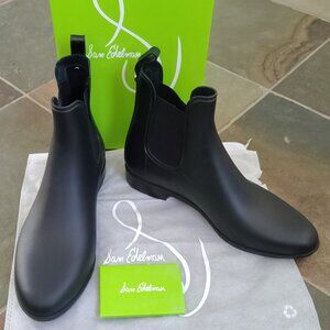 Sam Edelman Black Waterproof Rain Boots